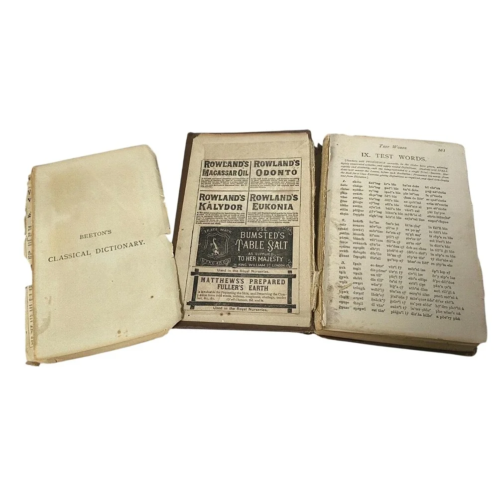 Antique Beeton's Shilling Classical Dictionary Greek & Roman Biography Geography